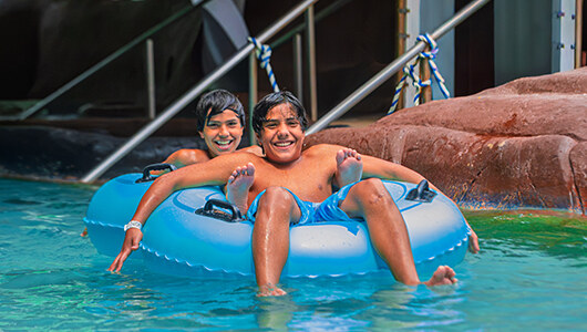 Thrilling slides included with Massanutten water park tickets