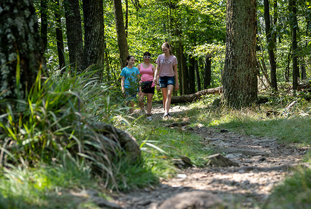 Hiking at Massanutten Resort
